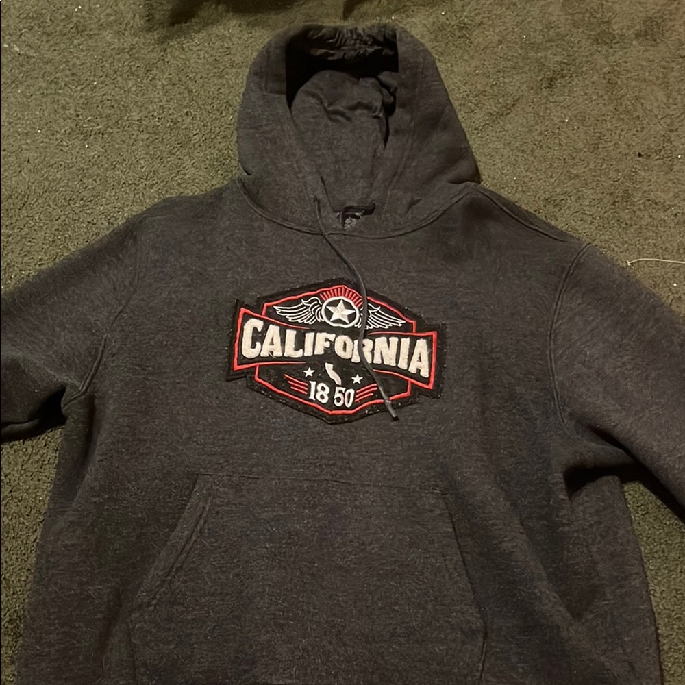 California 1850 Gray Hoodie